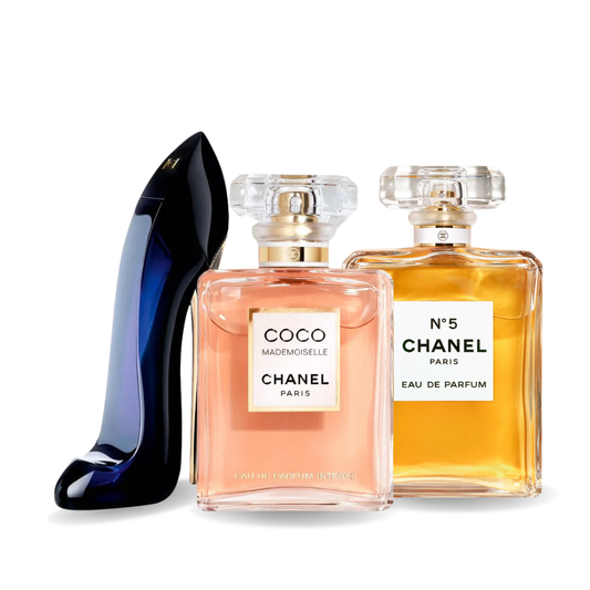 GOOD GIRL, COCO MADEMOISELLE, CHANEL Nº5